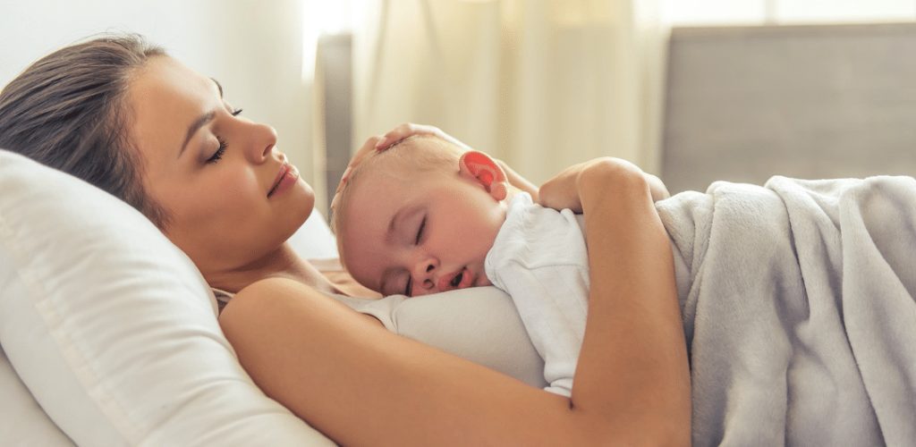 Mom sleep with baby sale