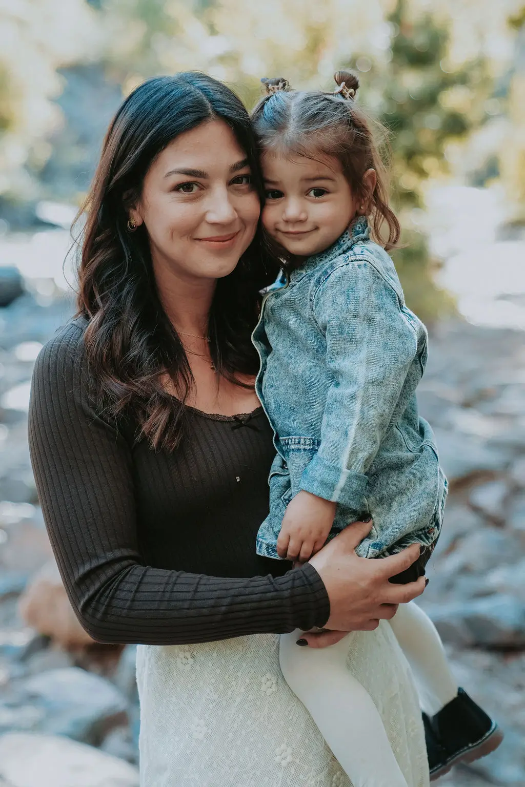 Alex Hartgers with daughter