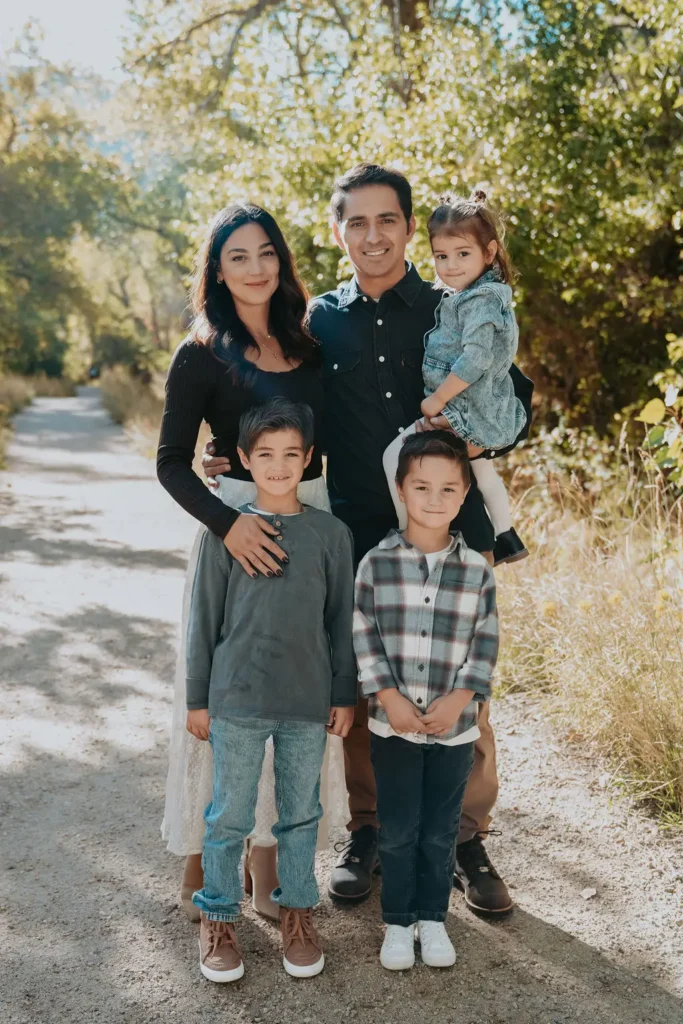 Alex Hartgers with family