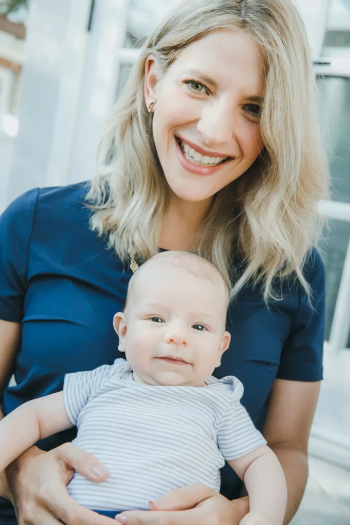 Allison Cantor with baby